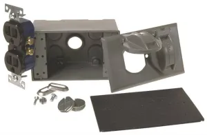 1g Gray Dupl Recpt-cover Kit