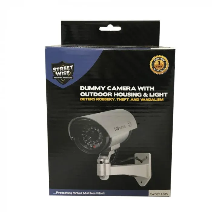 5 Inch IR Dummy Camera Silver