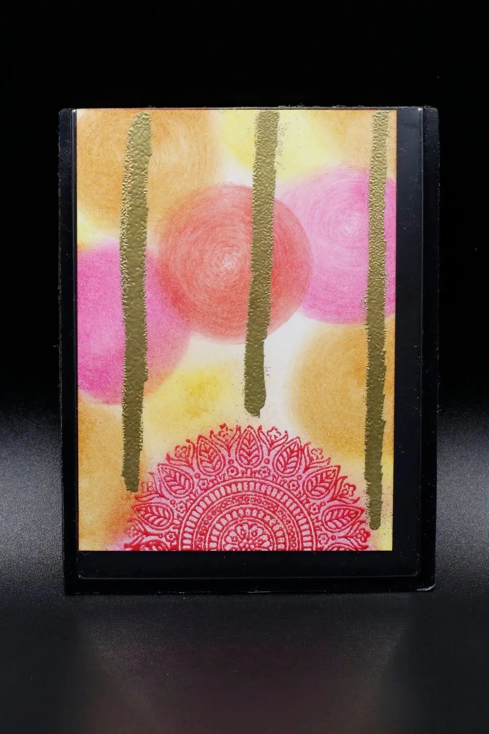 'Abstract Warmth' Magnet ACEO