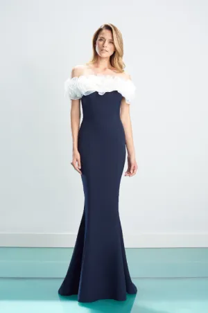 Alexander by Daymor - 1461 - Off-Shoulder Evening Gown