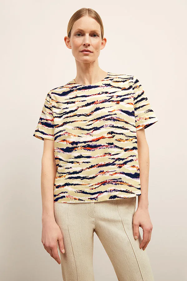 Annika Tee - Airy Cotton :: Savannah Print