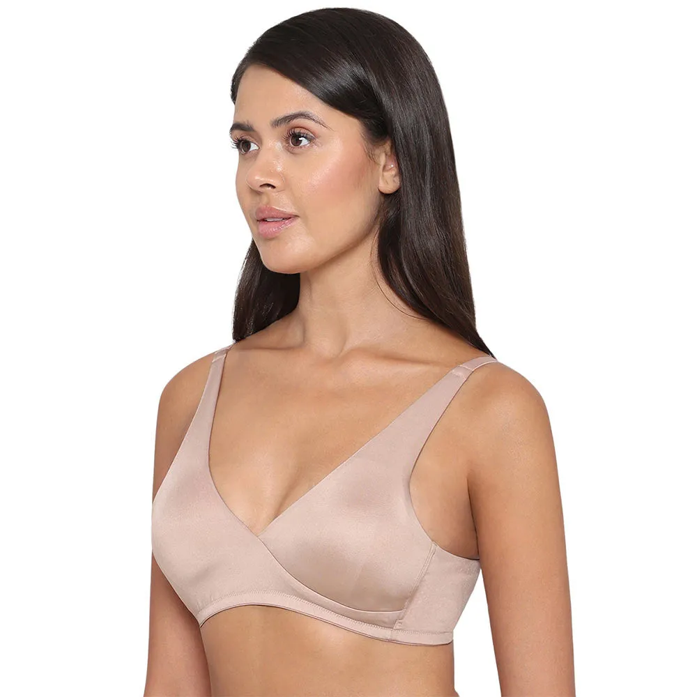 BASICS It’s Perfect  Non-Padded Non-Wired Full Cup Everyday Wear Comfort Fit Bra - Beige