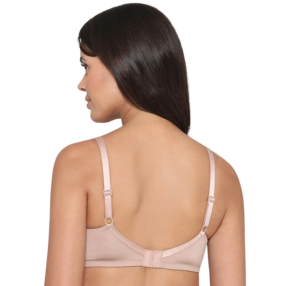 BASICS It’s Perfect  Non-Padded Non-Wired Full Cup Everyday Wear Comfort Fit Bra - Beige