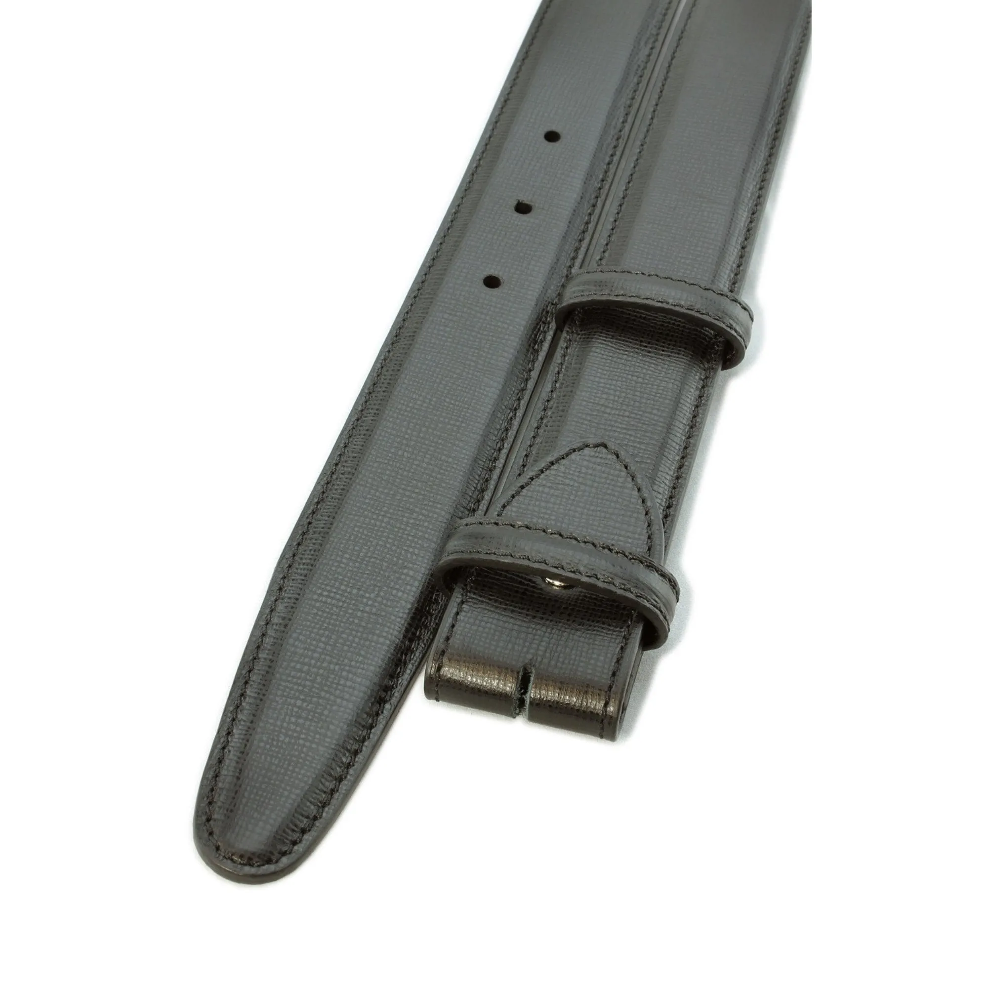 Bogart Saffiano Texture Belt Strap