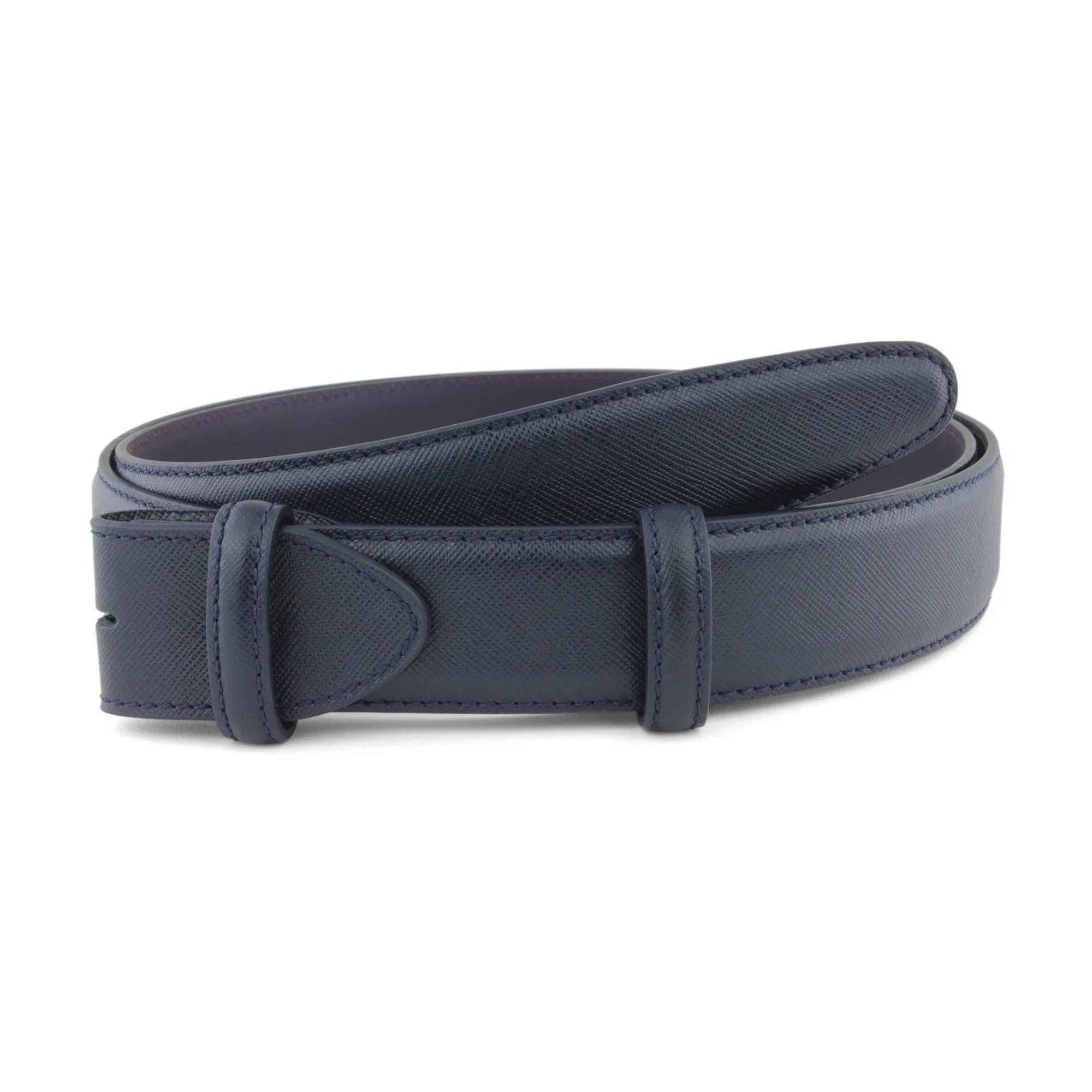 Bogart Saffiano Texture Belt Strap