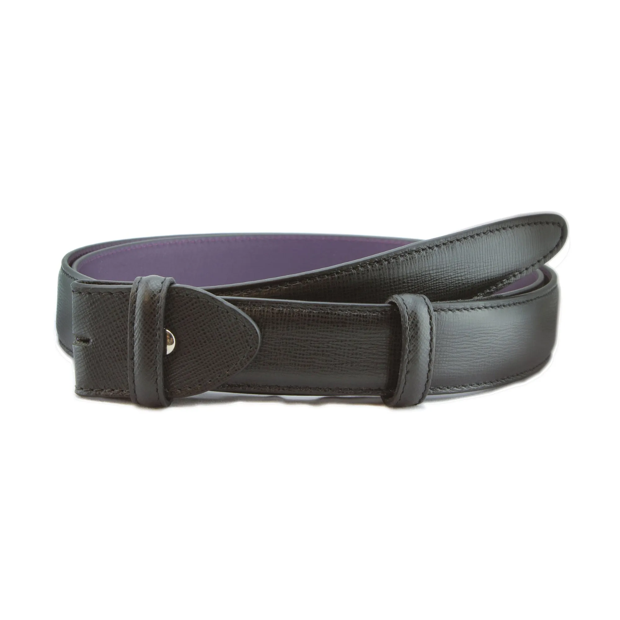 Bogart Saffiano Texture Belt Strap