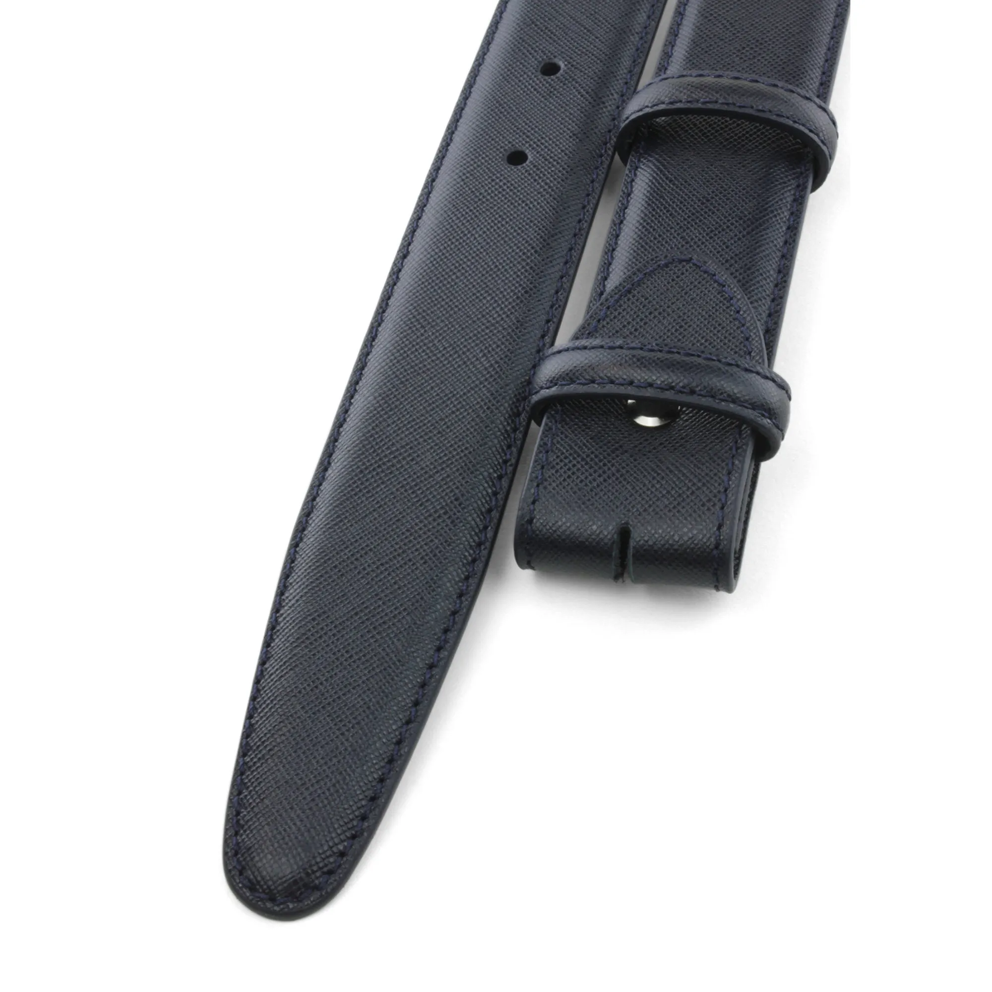 Bogart Saffiano Texture Belt Strap