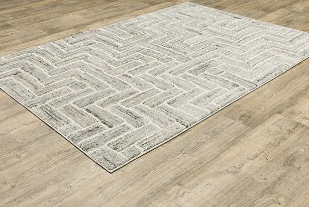 Cambria 93L Ivory/Beige Rug