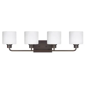 Canfield Four-Light Bathroom Vanity Fixture