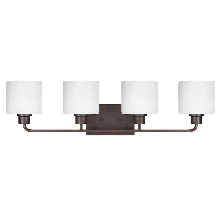 Canfield Four-Light Bathroom Vanity Fixture