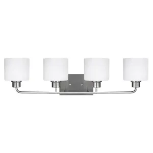 Canfield Four-Light LED Bathroom Vanity Fixture