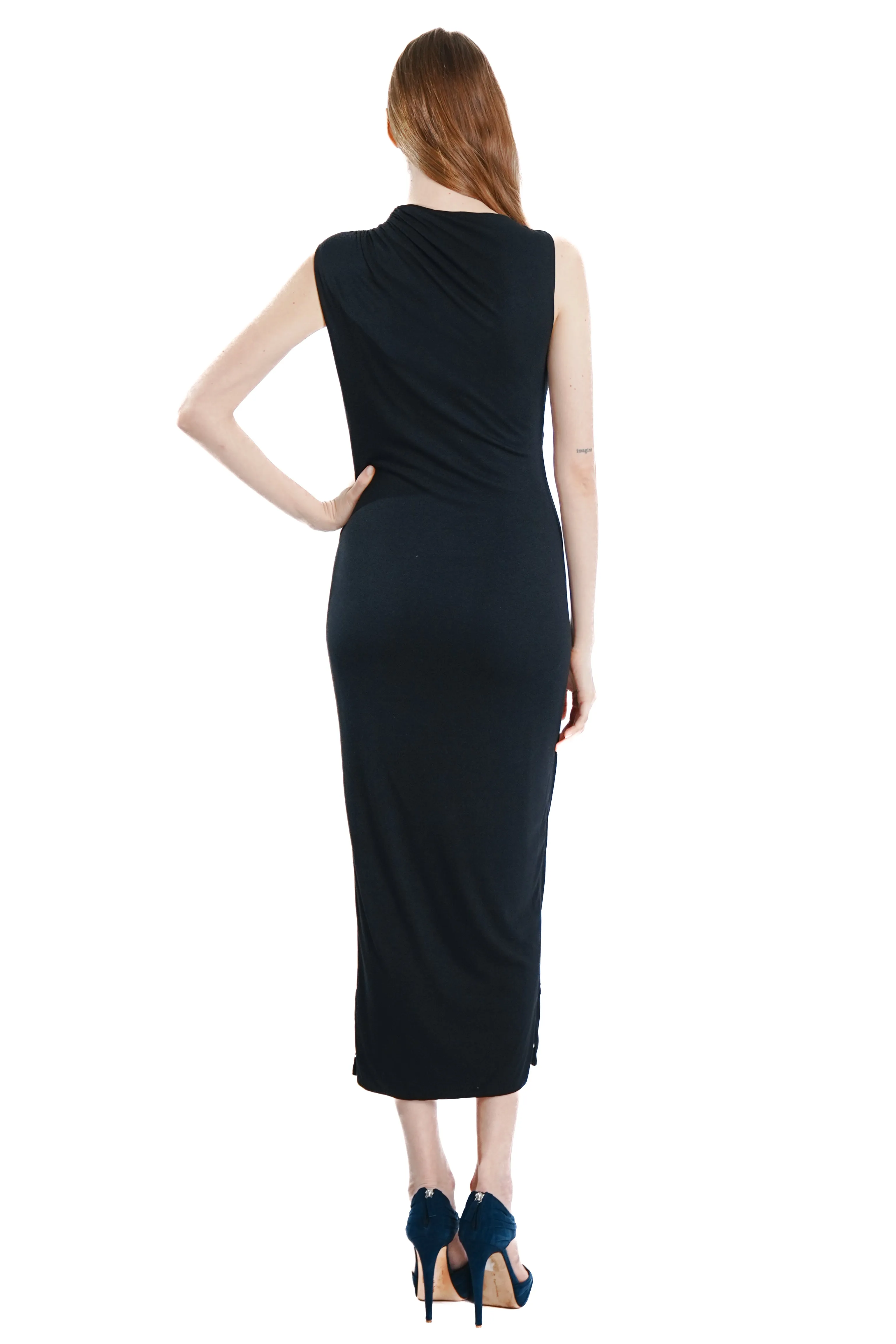 Celena Sleeveless Maxi Jersey Dress