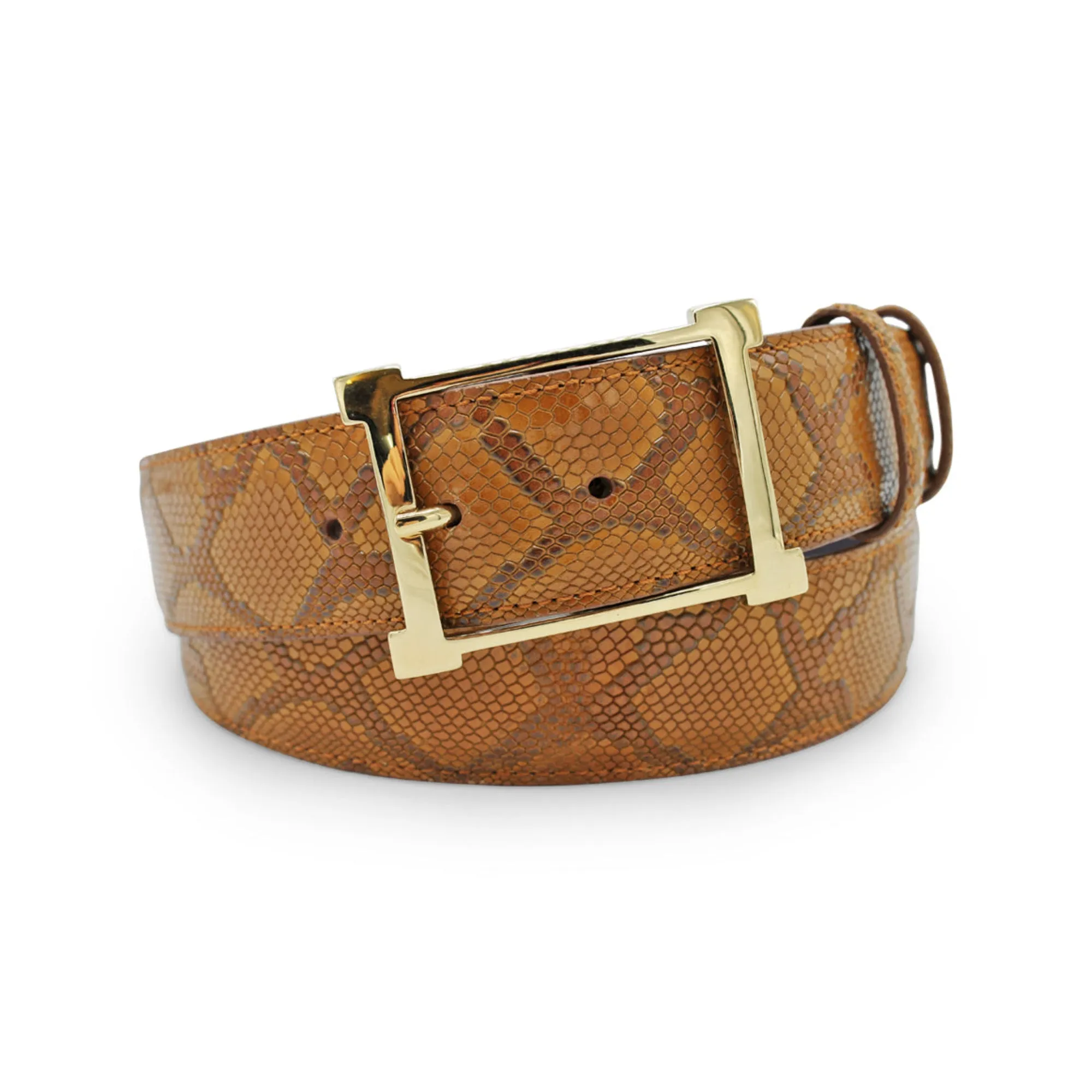 Chestnut Crotal Frame Belt