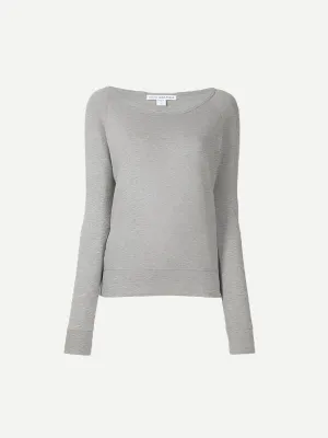 Classic Raglan Sweatshirt in Heather Grey