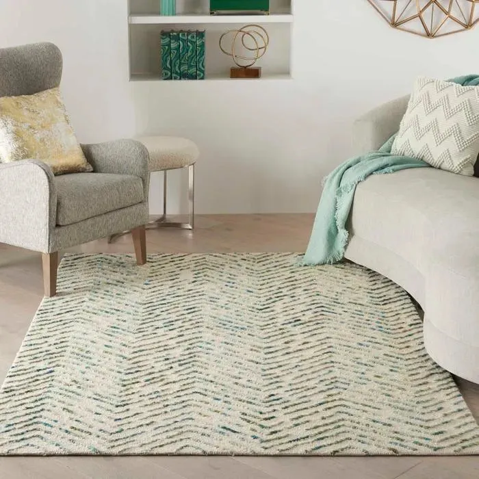 Colorado CLR02 Ivory/Green Rug