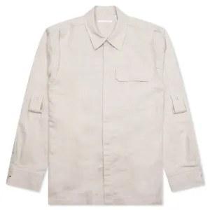 Cotton-Linen Cargo Shirt - Twill/Natural