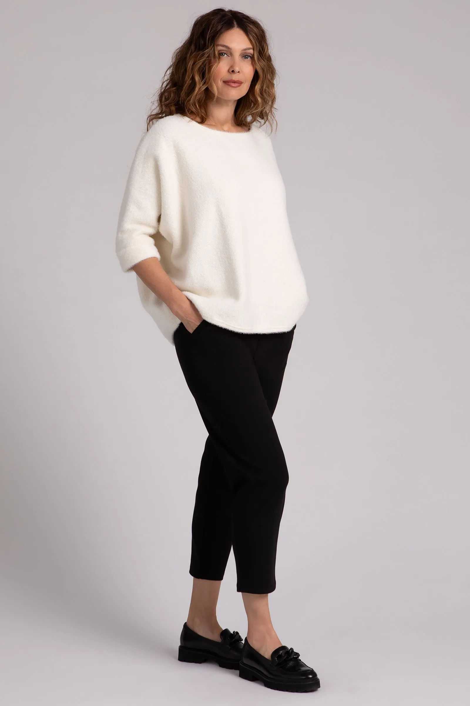 Cozy Nu Clip Top | Ivory