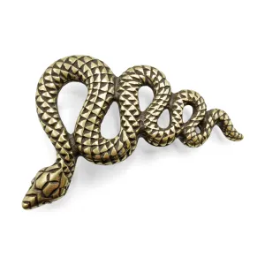 Crystal Eyes Swirling Snake Buckle 30mm