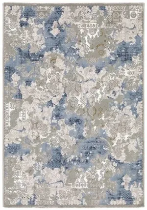 Easton 3313Q Beige/Blue Rug