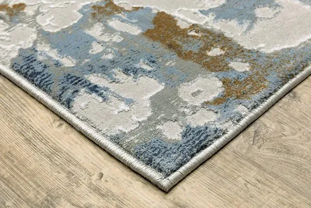 Easton 4518X Grey/Blue Rug