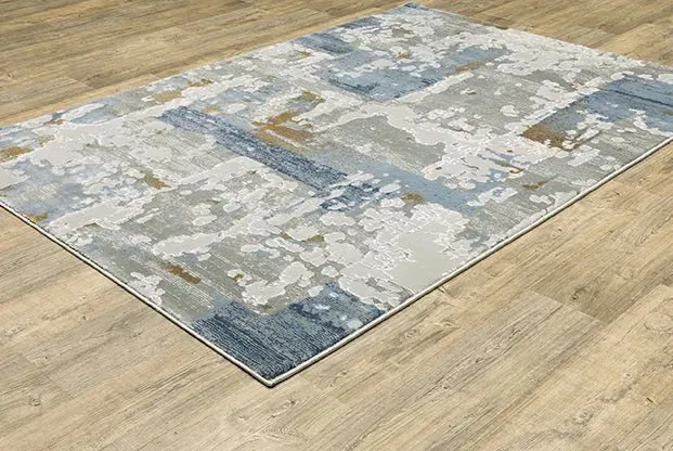 Easton 4518X Grey/Blue Rug