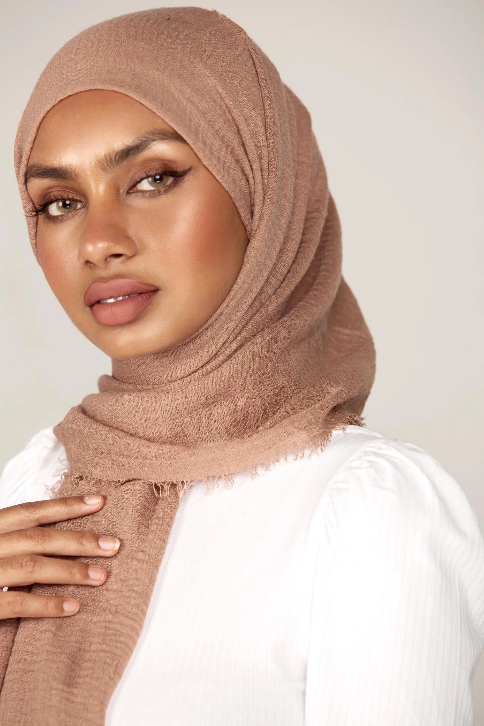 Everyday Crinkle Hijab - Toffee