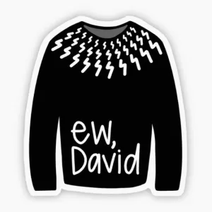 Ew David Sweater Sticker