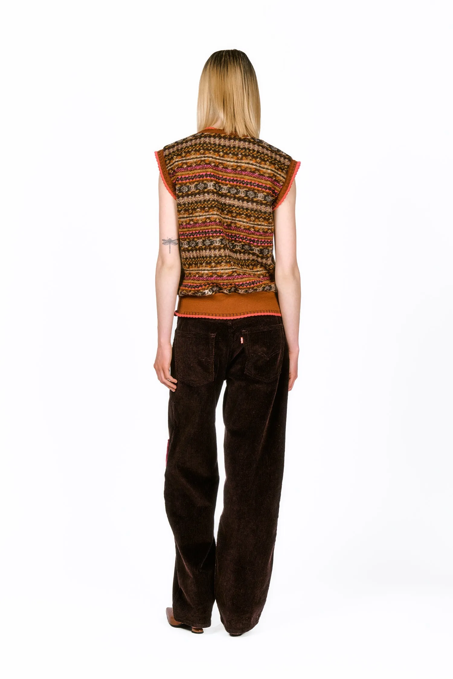 Fair Isle Fleece Vest