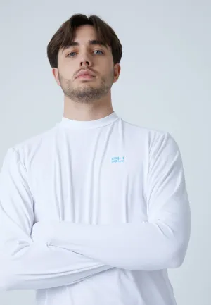 Functional Tennis Longsleeve Shirt High-Neck, white