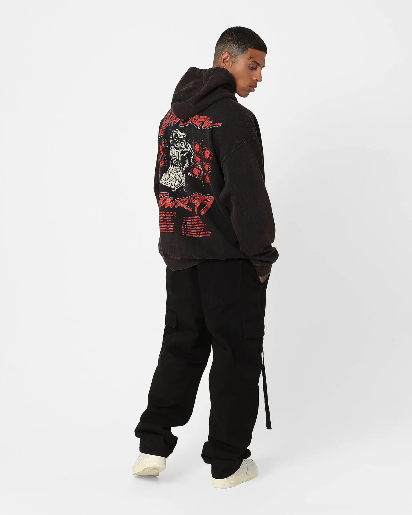 Goat Crew Goat Tour Hoodie Black Wash