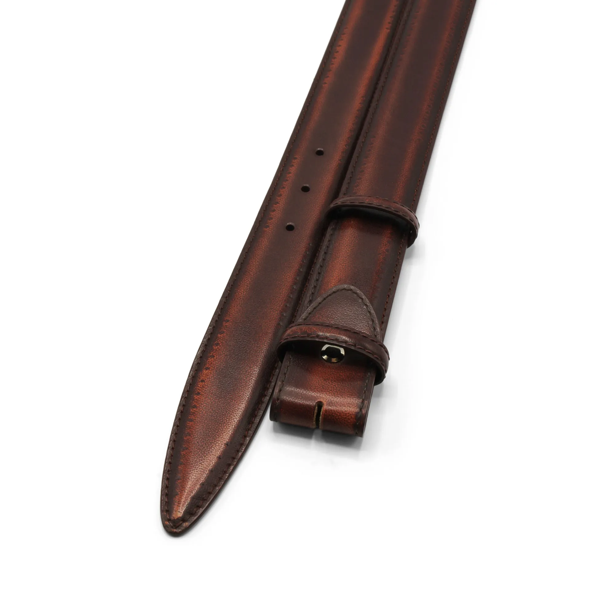 Hand Burnished 'Cagney' Belt Strap