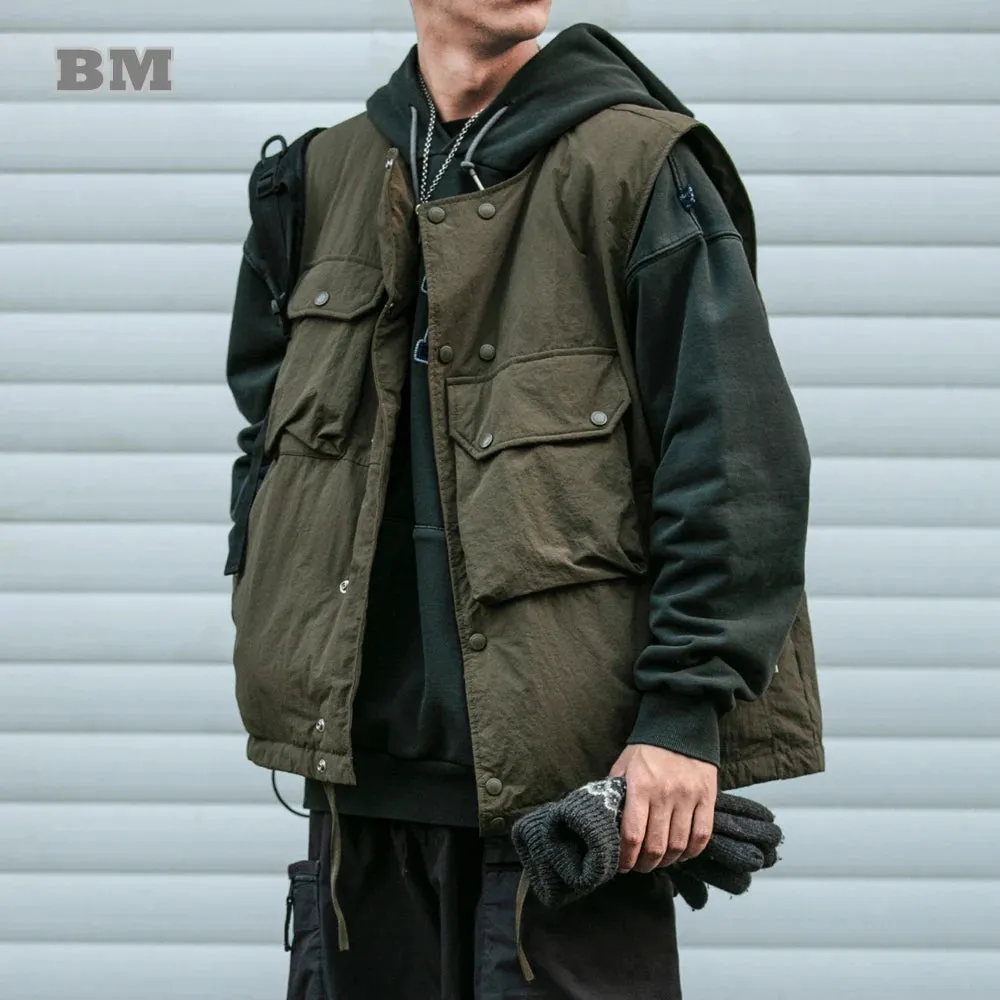 High Quality Padded Vest Mountain Function Down Vest Sleeveless Jacket