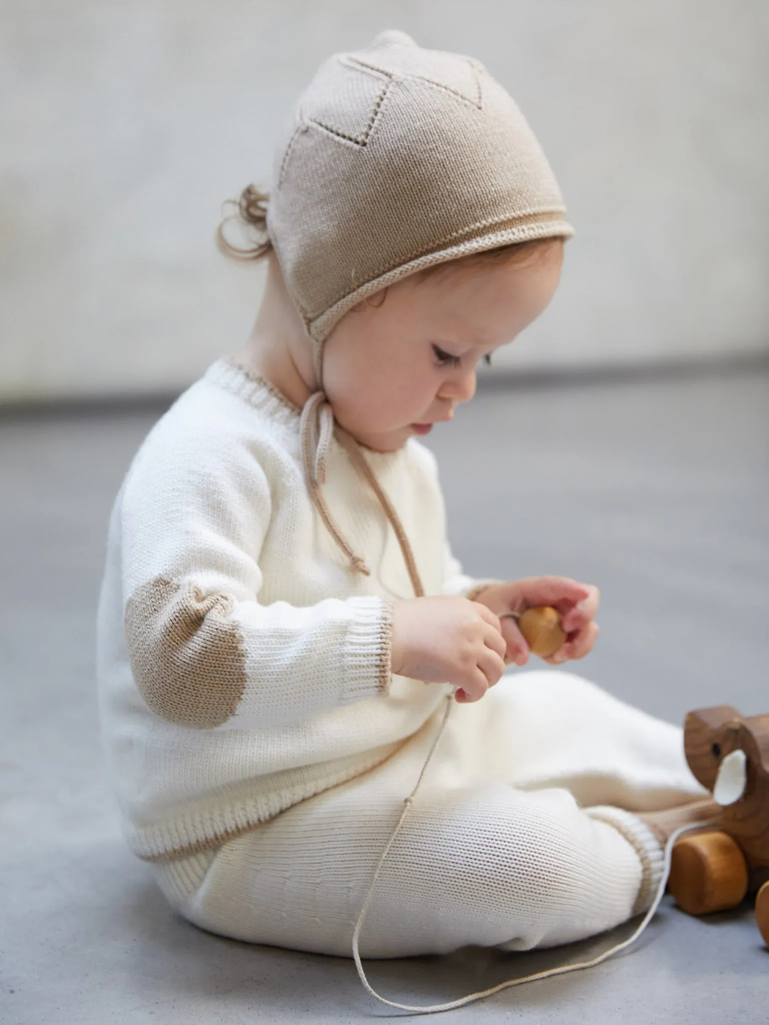 Ivory Mirlo Merino Baby Set