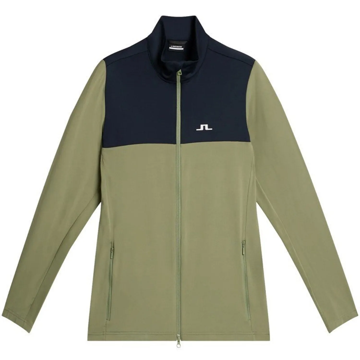 J.Lindeberg Banks Golf Mid Layer - Oil Green