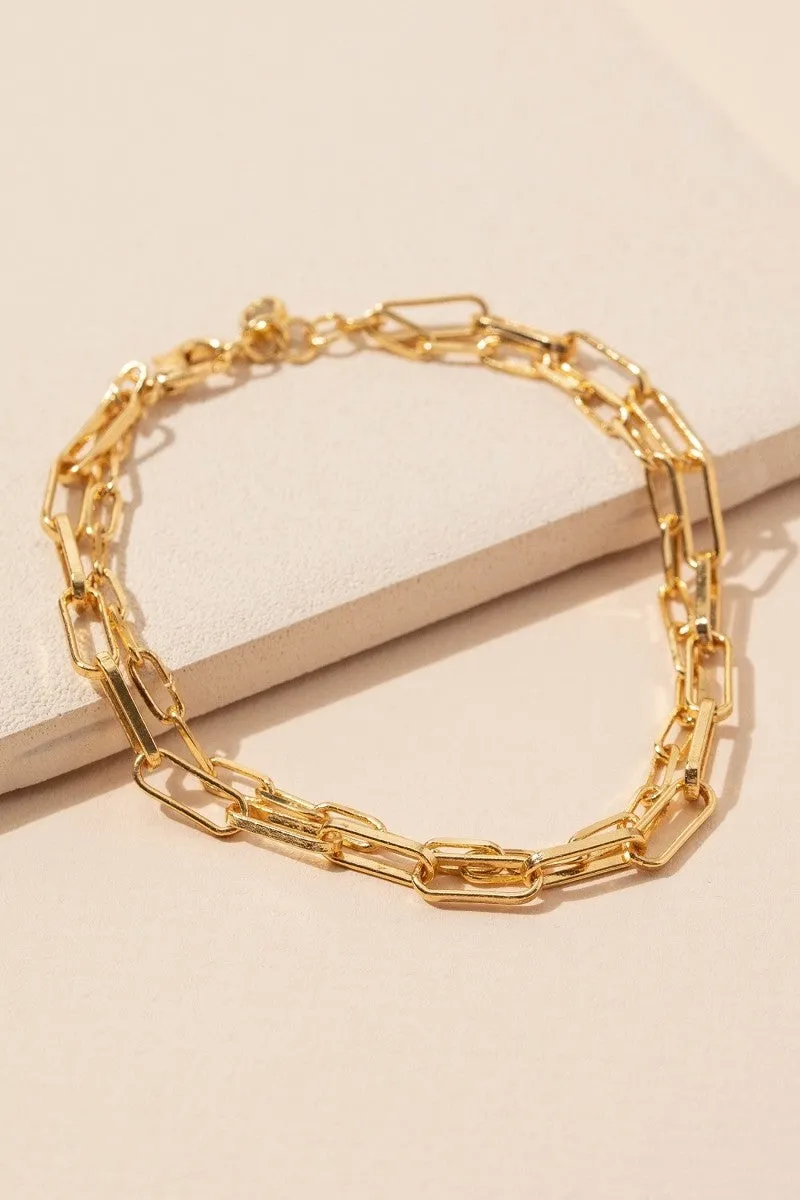 Layered Chain Bracelet