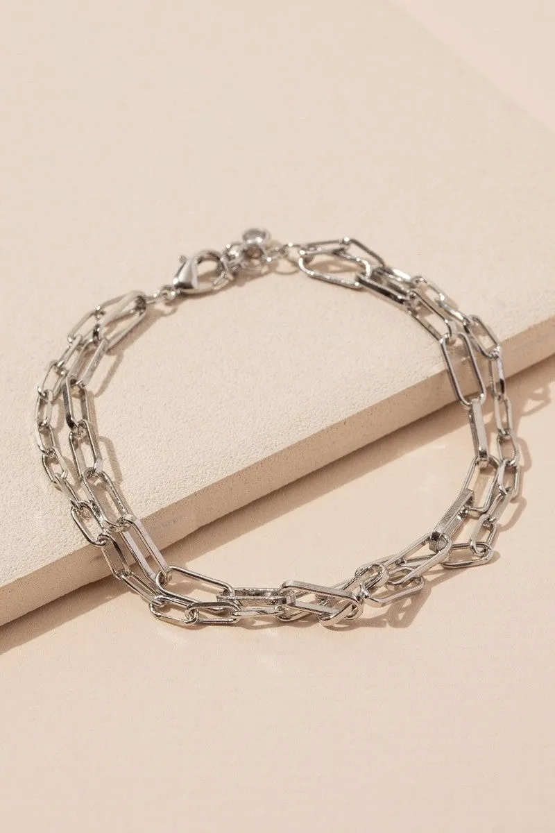 Layered Chain Bracelet