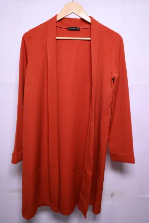 Orange Polyester Shrug