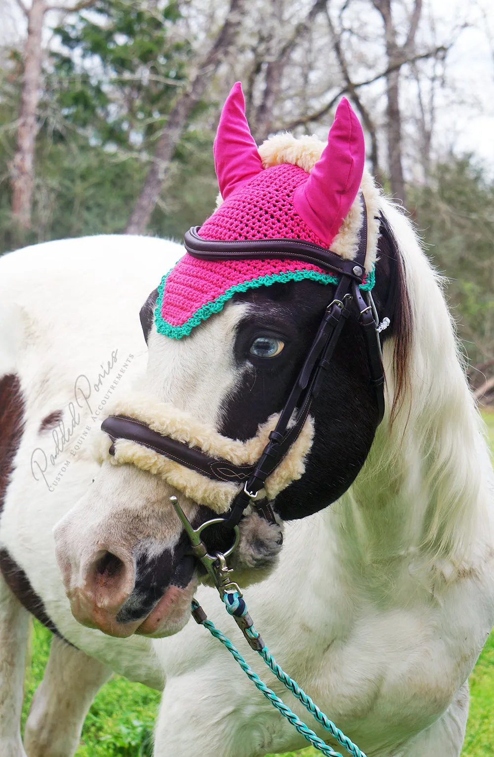 Pink and Green Watermelon Fly Bonnet