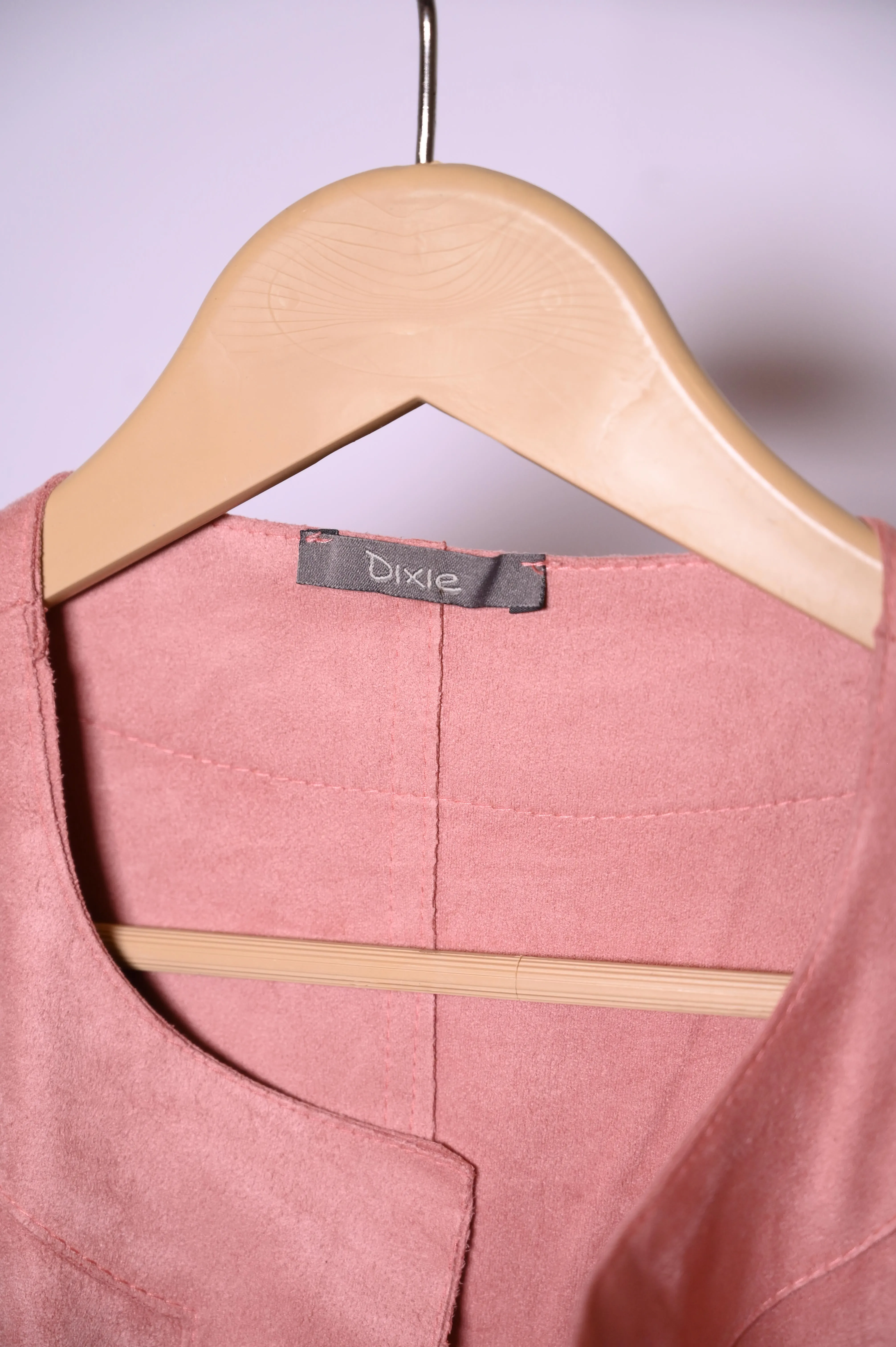 Pink Polyester Shrug