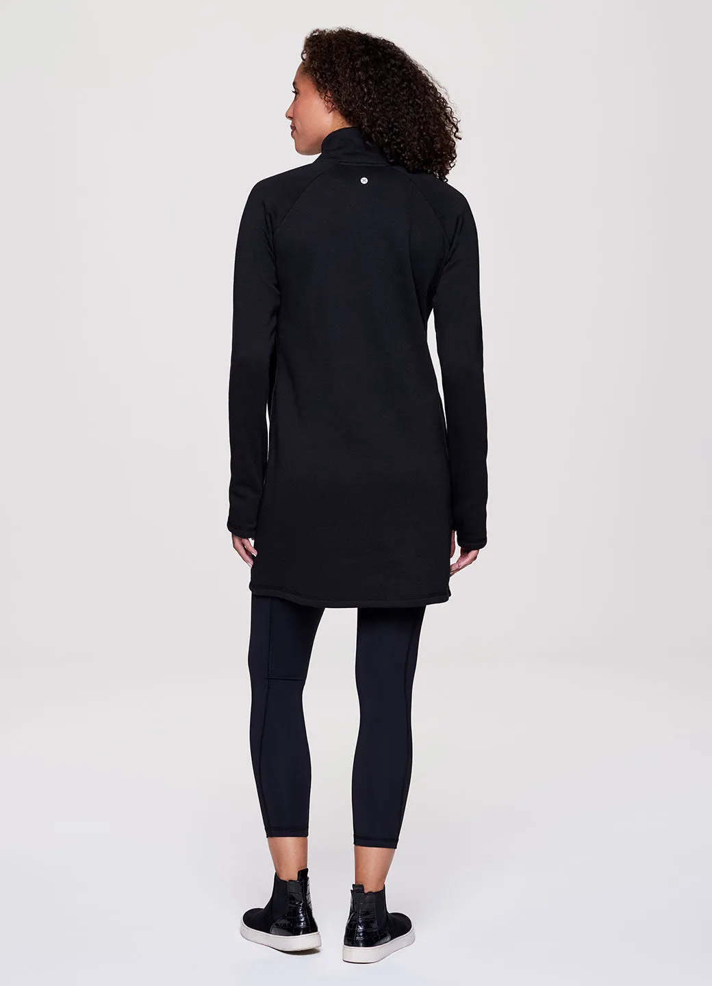 Prime Ready To Roll Fleece Mock Neck Dress