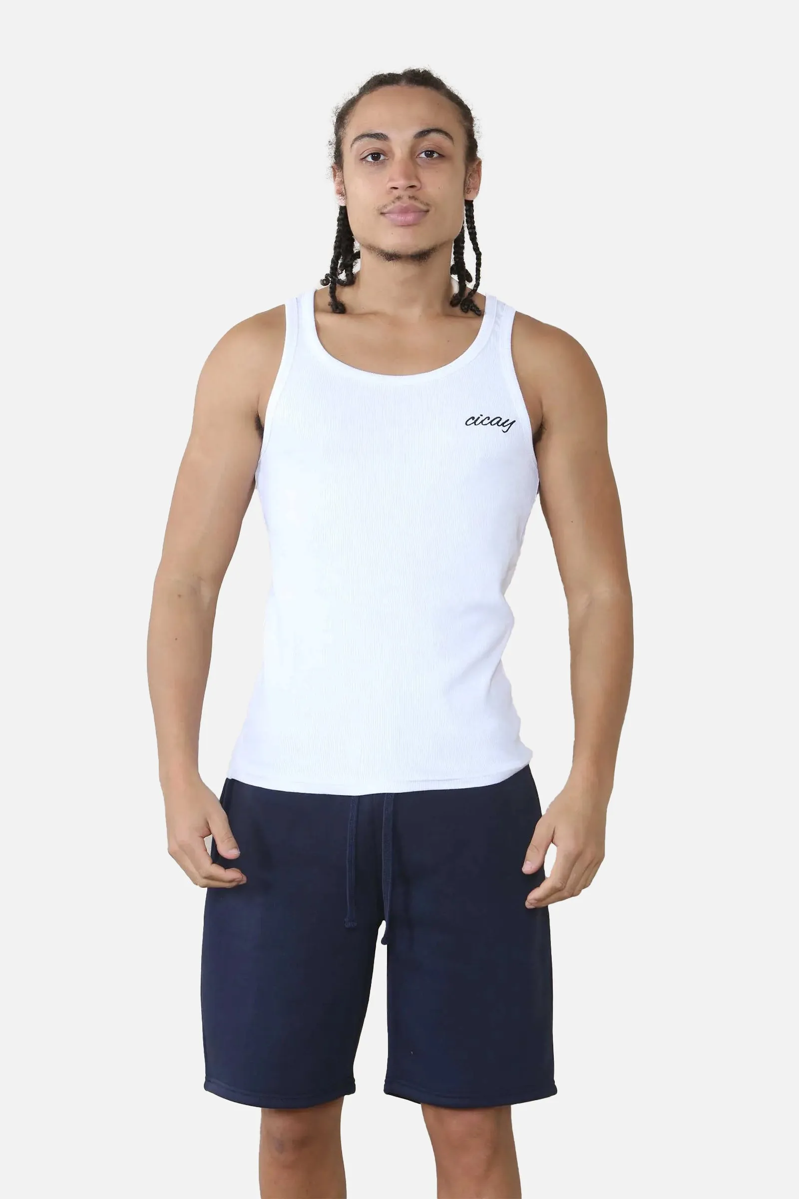 Slim Mid Cargo Jersey Short - Navy