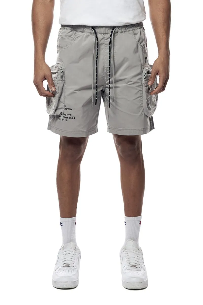 Smoke Rise Men's Printed Nylon Utility Shorts