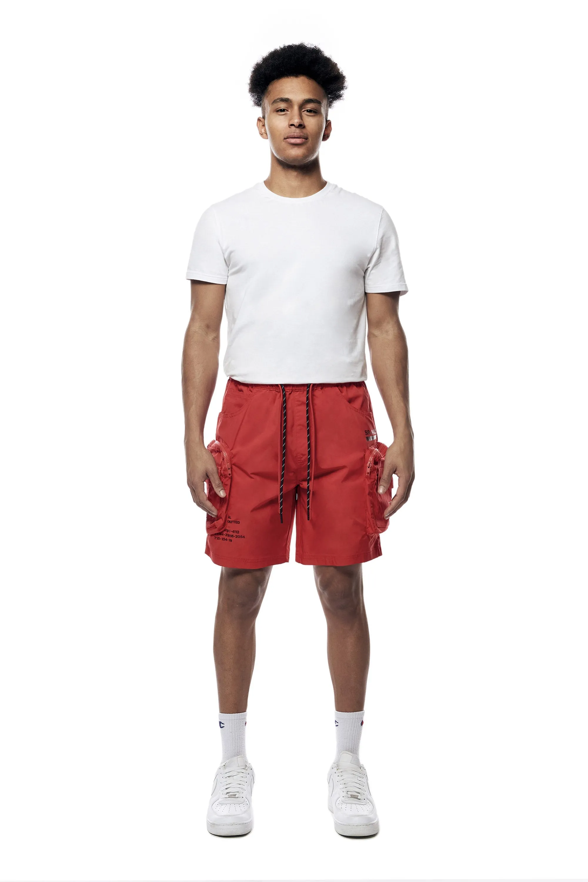 Smoke Rises Men's Printed Utility Lounge Nylon Shorts