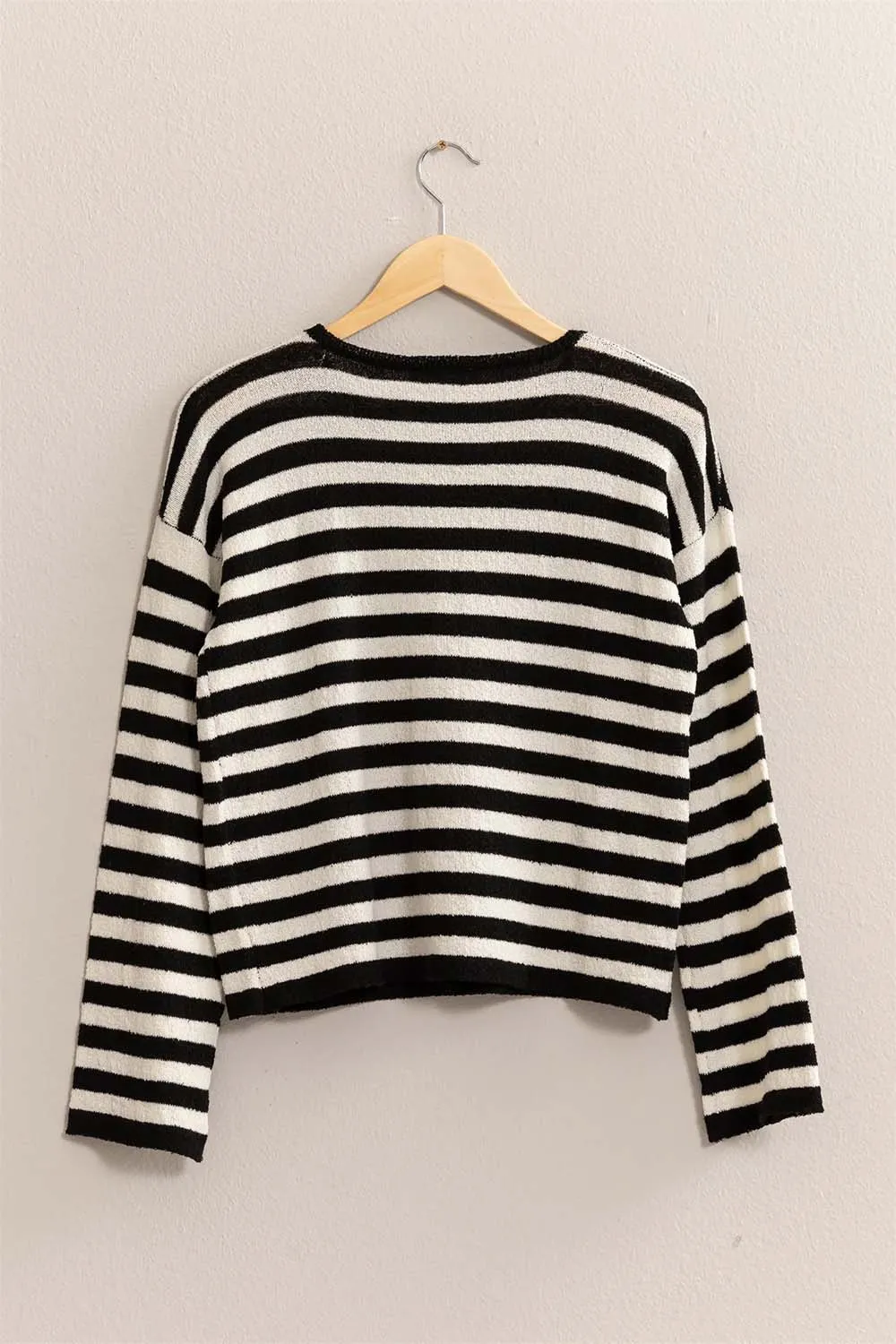 STRIPE LS CREW