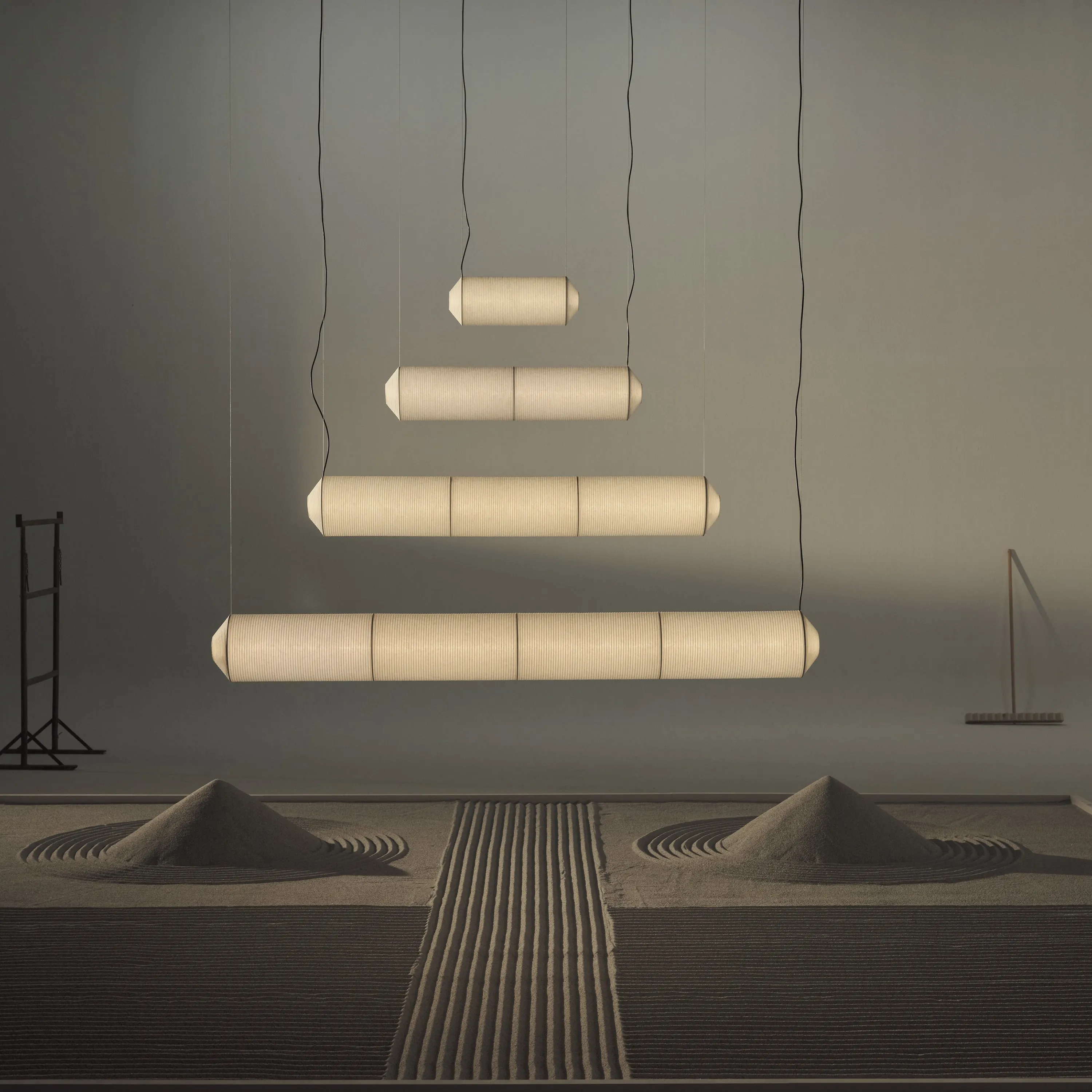 Tekiò Horizontal Linear Suspension Light