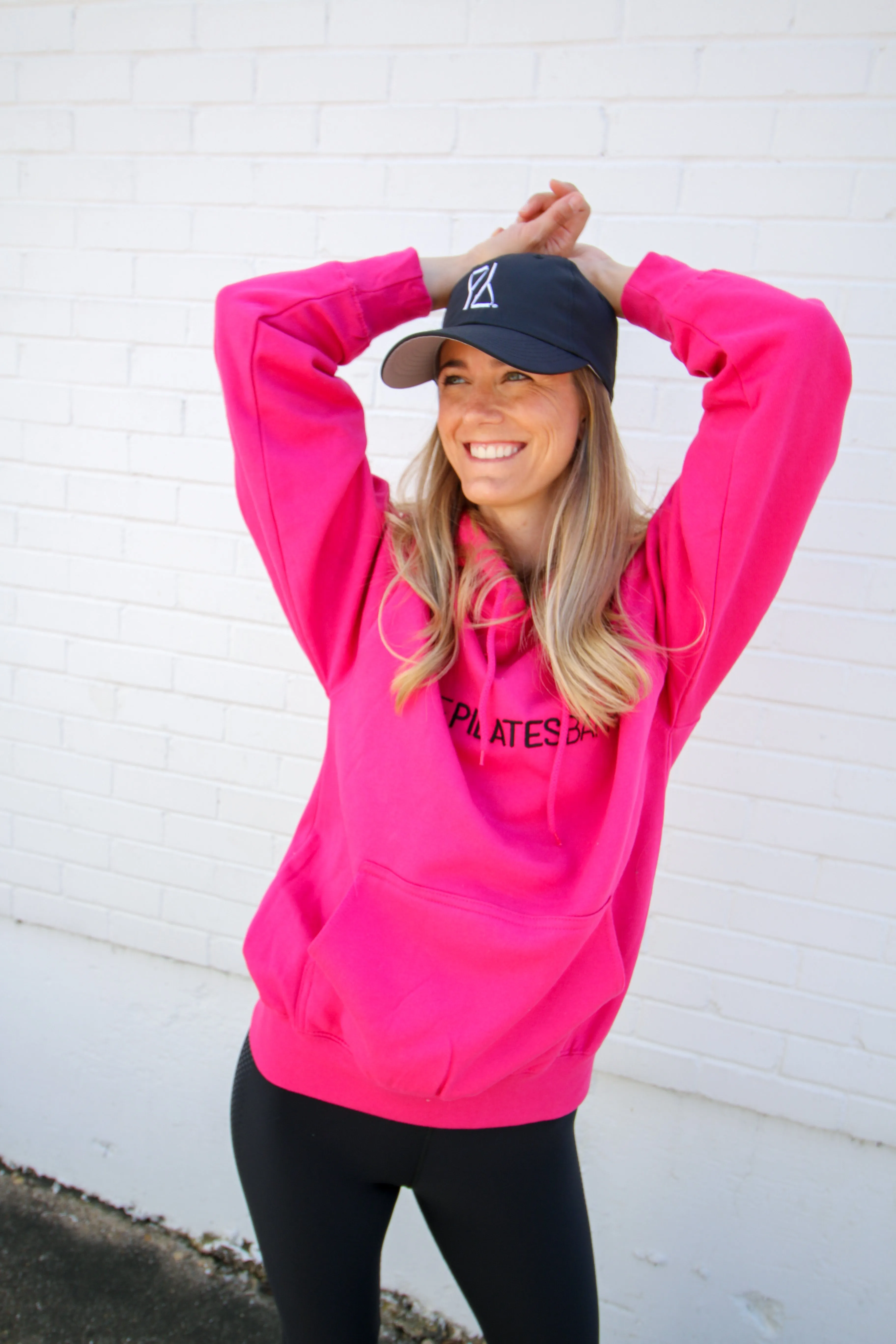 THE PILATESBARRE Fuschia Hoodie