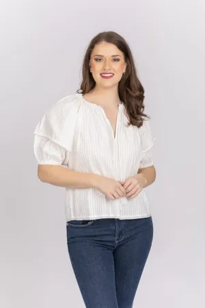 Ulla Johnson Laurenza Top in White