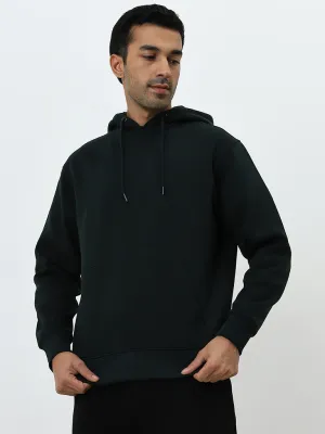 WES Casuals Dark Green Relaxed-Fit Sweatshirt