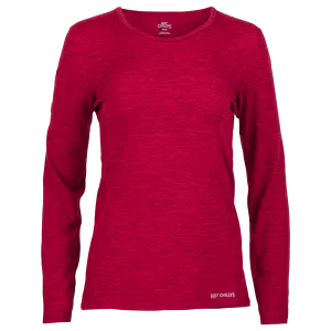 Women's Clima-Tek Crewneck - Burgundy Heather