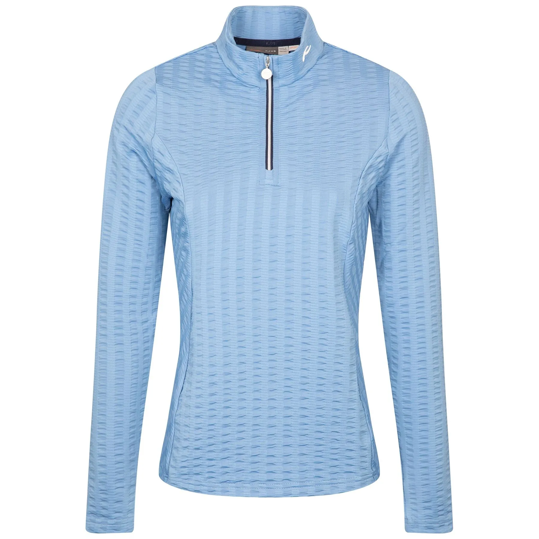 Womens Sense Half Zip Mid Layer Calm Blue - SS24